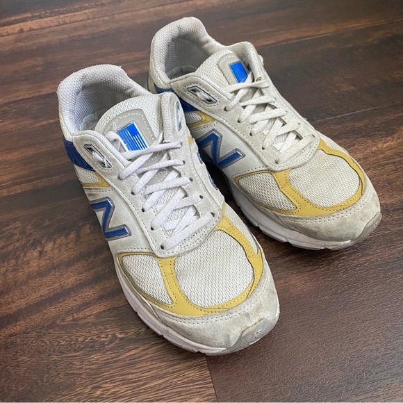 New Balance 990v5 Size 8.5 Women's Nimbus Cloud White Sneakers W990NR5 - Picture 12 of 13